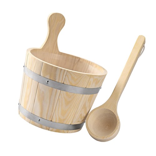 Sauna bucket and - bucket, set