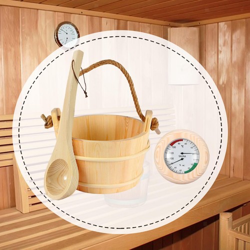 Sauna bucket and ladle set - bucket,