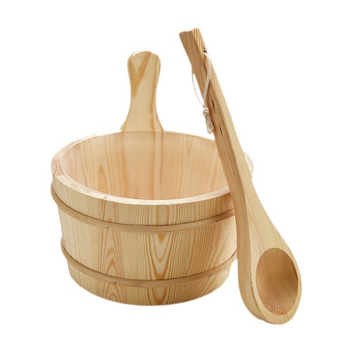 Wooden sauna bucket and - sauna,