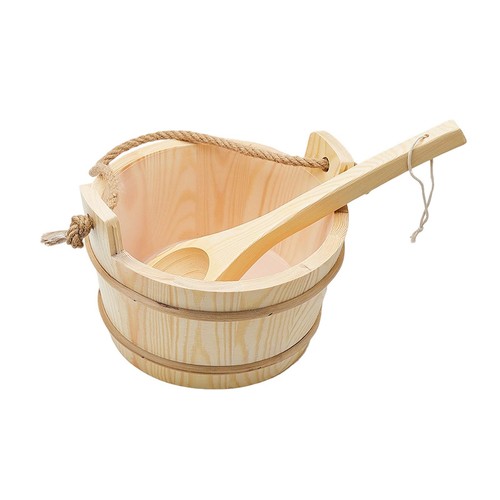 Wooden sauna bucket - sauna, and