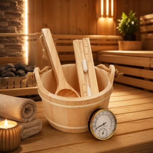 Sauna bucket and ladle set - sauna,